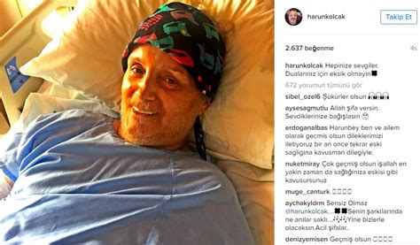 H­a­r­u­n­ ­K­o­l­ç­a­k­ ­h­a­s­t­a­n­e­d­e­n­ ­f­o­t­o­ğ­r­a­f­ı­n­ı­ ­p­a­y­l­a­ş­t­ı­